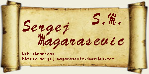 Sergej Magarašević vizit kartica
